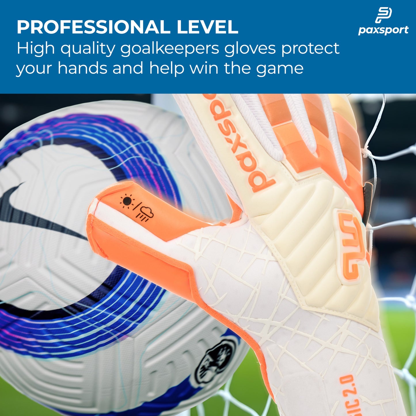 CLASSIC 2.0 | Orange | Youth Goalkeeper Gloves | Flat Cut | NB Latex