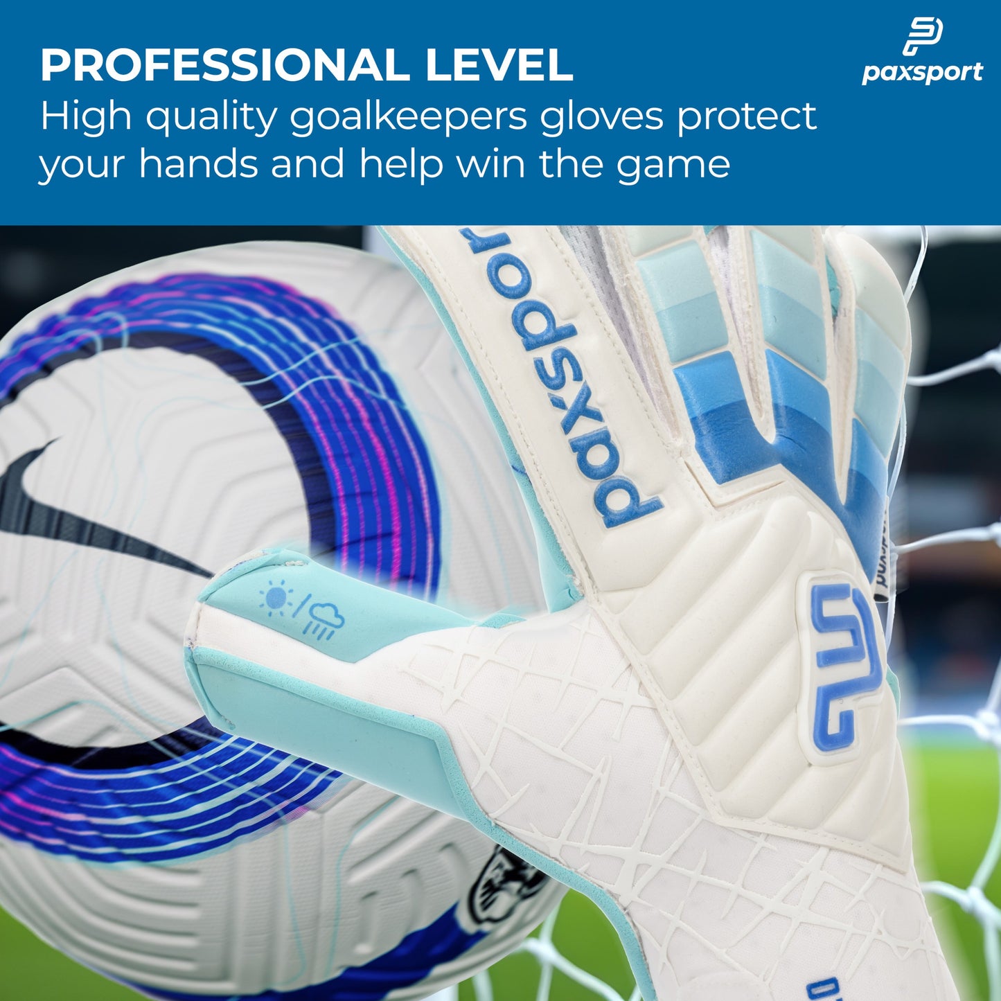 CLASSIC 2.0 | Aqua | Youth Goalkeeper Gloves | Roll Finger | NB Aqua Latex