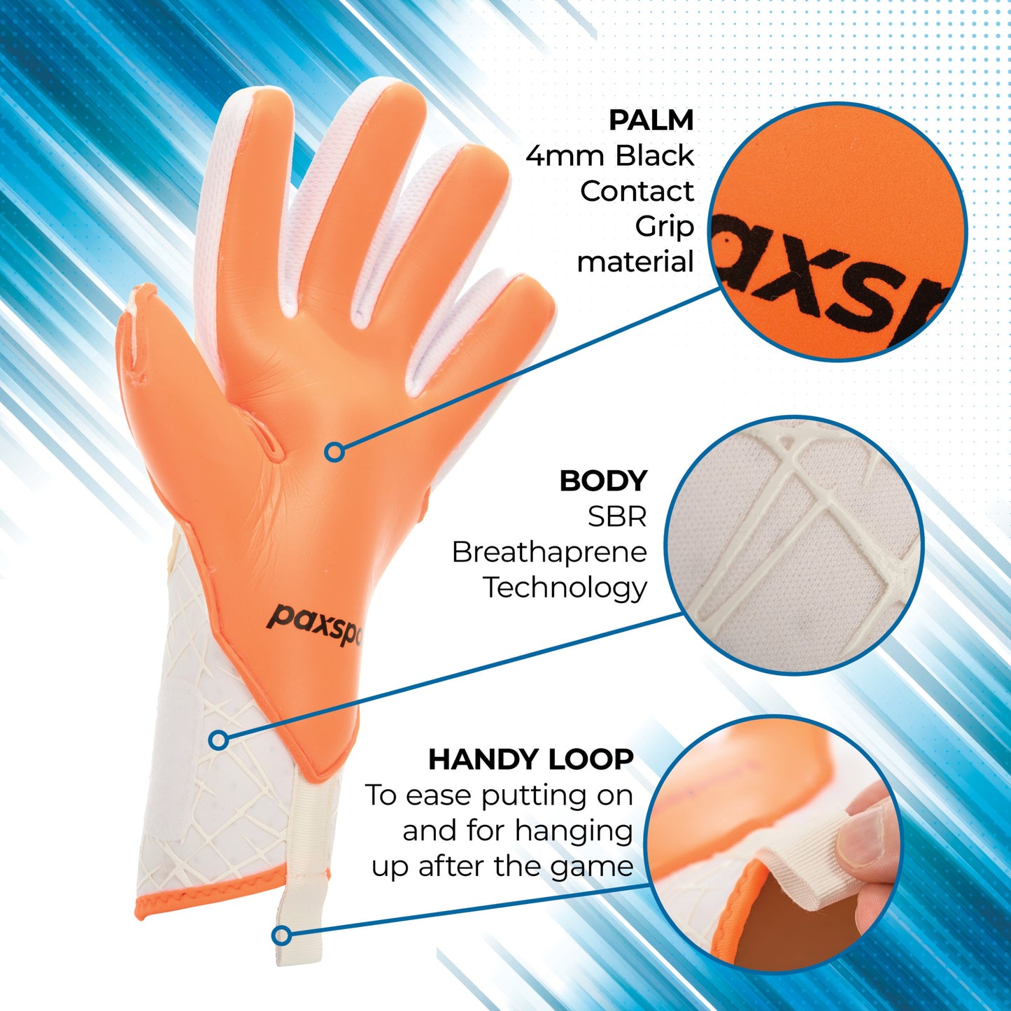 CLASSIC 2.0 | Orange | Youth Goalkeeper Gloves | Flat Cut | NB Latex