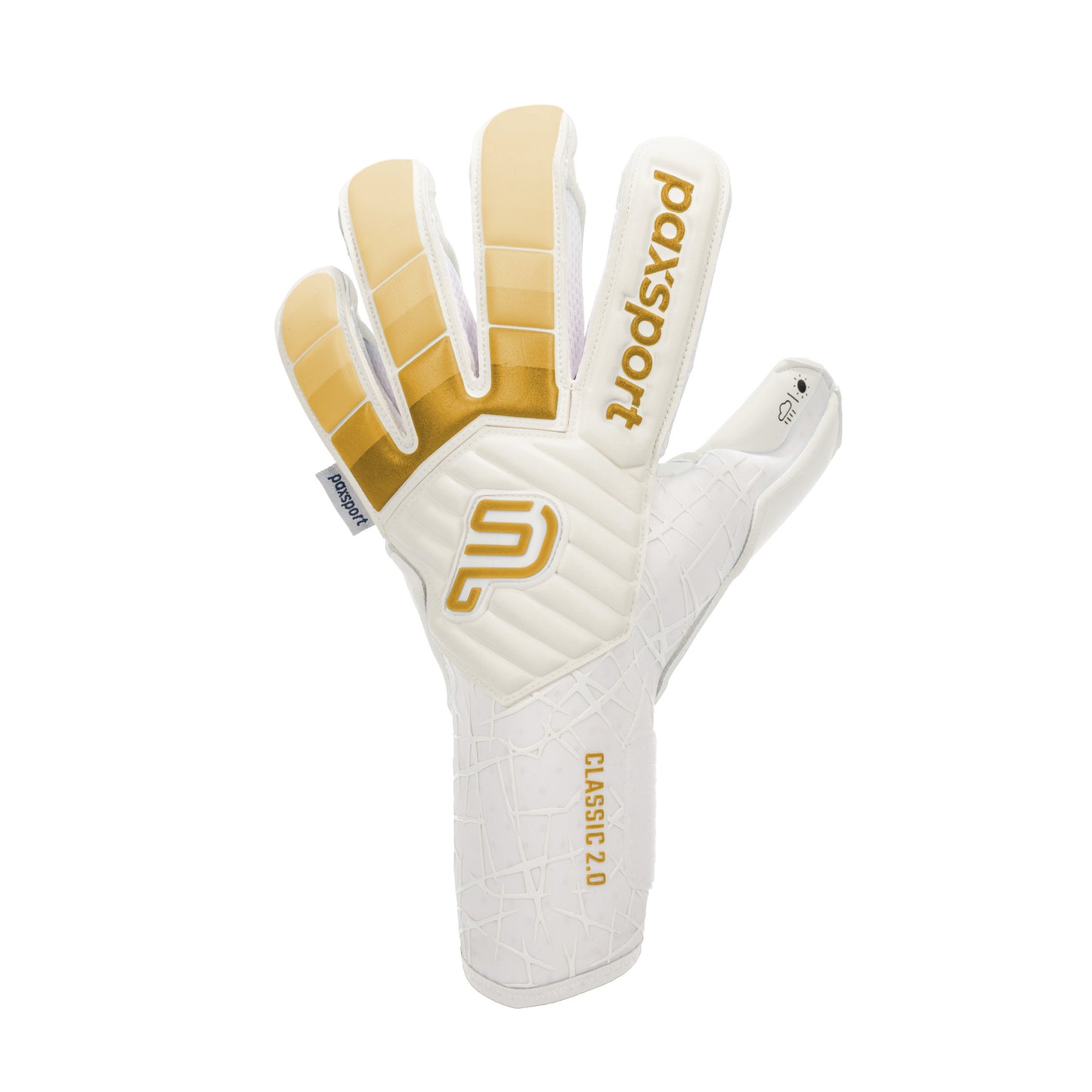 NWCFL CLASSIC 2.0 | Gold | Adult Goalkeeper Gloves | Roll Finger | Contact Latex