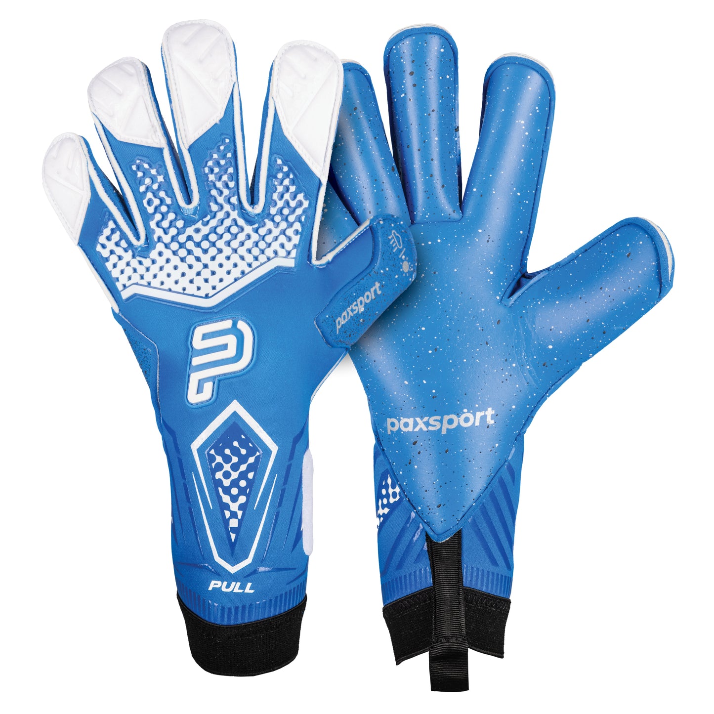 REACT Blue Roll Finger Glove with Quartz grip